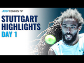 Dustin Brown Faces Basilashvili; Cilic, Simon In Action | Stuttgart 2021 Day 1 Highlights