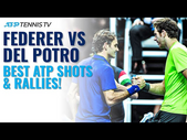 Roger Federer vs Juan Martin del Potro | Best ATP Shots & Rallies!