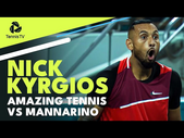 AMAZING Nick Kyrgios Tennis vs Mannarino | Miami 2022 Highlights