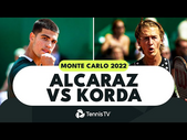 Entertaining Carlos Alcaraz vs Sebastian Korda Highlights | Monte Carlo 2022