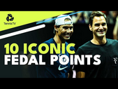 10 Iconic Federer vs Nadal Points 