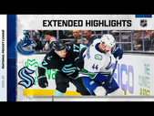 Vancouver Canucks vs Seattle Kraken | Oct.27, 2022 | Game Highlights | NHL 2023 | Обзор матча