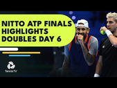 Kyrgios & Kokkinakis and Koolhof/Skupski In Action | Nitto ATP Finals Doubles Highlights Day 6