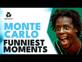 Djokovic Plays Football With Neymar; Federer Ball Boy Blooper!  Monte Carlo Funniest Moments