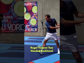 Now in retirement, Roger Federer is adding new things to his game...(via @kielcariah)