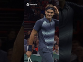 Federer & Del Potro CRAZY Point In Paris 