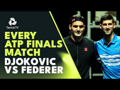 EVERY Novak Djokovic vs Roger Federer ATP Finals Match!