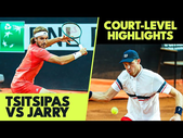 Stefanos Tsitsipas vs Nicolas Jarry Court-Level Highlights | Rome 2024