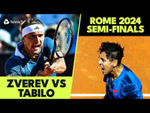 Alexander Zverev vs Alejandro Tabilo Semi-Final Highlights | Rome 2024