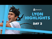 Rinderknech vs Evans THRILLER; Etcheverry Battles ATP Tour Debutant | Lyon 2024 Highlights Day 2