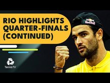 Berrettini vs Alcaraz; Schwartzman vs Andujar | Rio Open 2022 Quarter-Finals Highlights Continued