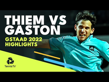 Fun Dominic Thiem vs Hugo Gaston Highlights | Gstaad 2022