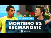 Thiago Monteiro vs Miomir Kecmanovic Highlights | Rome 2024